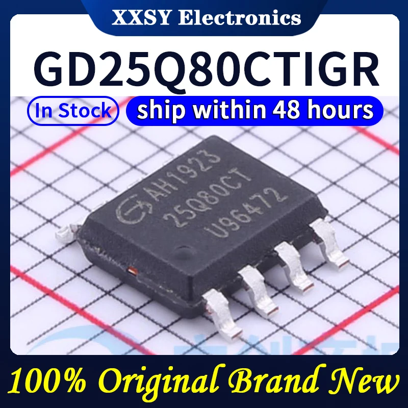 GD25Q80CTIgaz25Q80CTIG, 100% qualité, original, nouveau