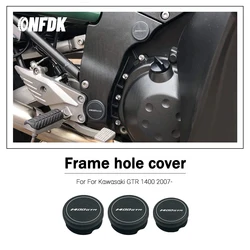 For Kawasaki GTR 1400 2007-2024 2021 2022 2023 Motorcycle Accessories Frame Hole Cap Plug Decorative Cover Frame Cover Set