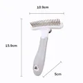 Double row rake comb