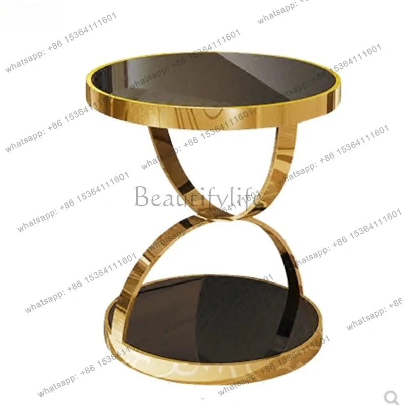 Bedside Table Modern Minimalist Multi-Functional Storage Cabinet High-End Side Cabinet