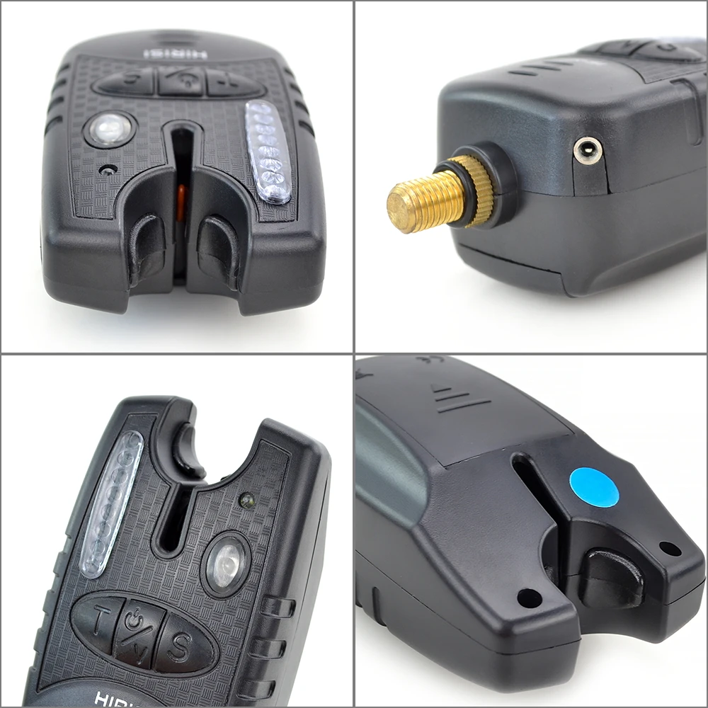 Hirisi 1pcs Carp Fishing Bite Alarm Bite Indicator with 8 Direction LED For Carp Fishing B1114