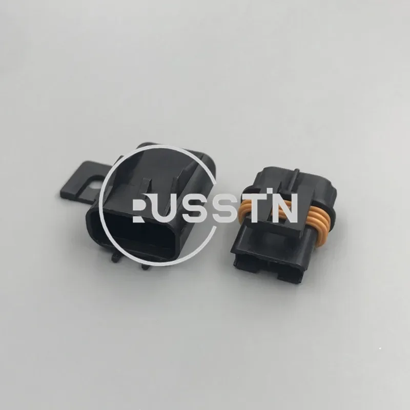 1 Set 2 Hole 6.3mm Waterproof Socket AC Assembly For Inline Fuse Cable Automobile Connector 12033731 12033769 12103172 12034269