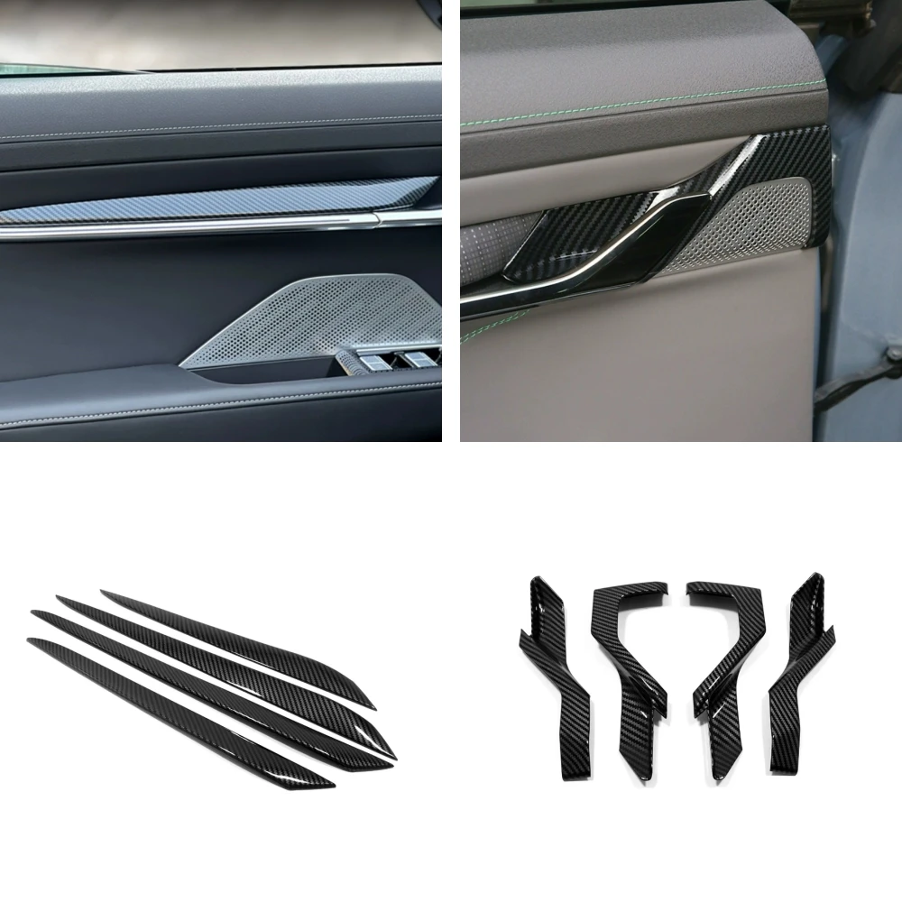 

LHD For Geely Zeekr 001 2021-2024 Interior Accessories Inner Door Armrest Inner Side Car Door Handle Pull Bowl Cover Trim