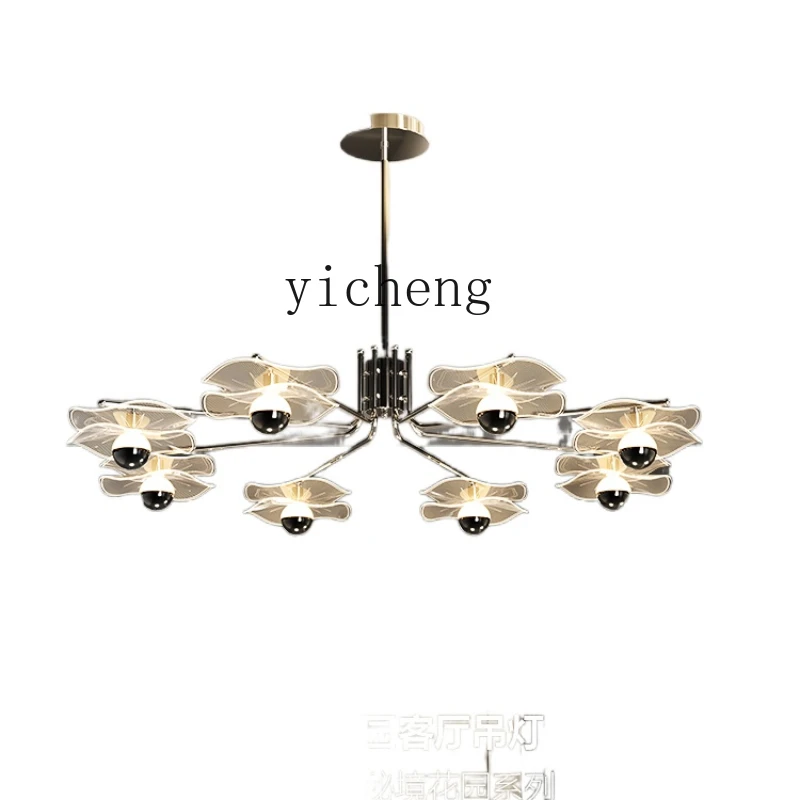 

Xl Living Room Chandelier Simple Modern Hall Main Lamp Light Luxury Creative High Sense Dining-Room Lamp