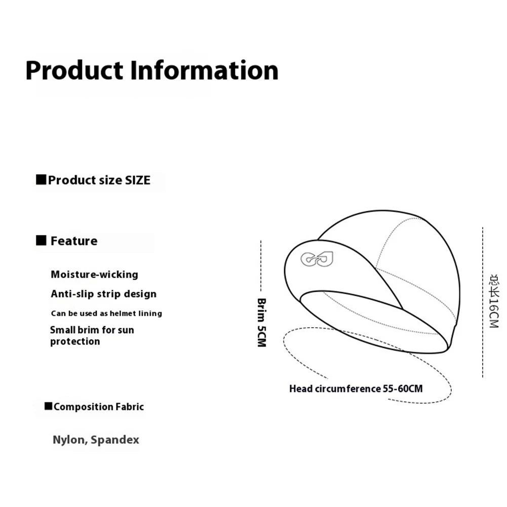 

Легкая велосипедная шапка под шлем, дышащая спортивная кепка, быстросохнущая мотоциклетная шапка для мужчин и женщин