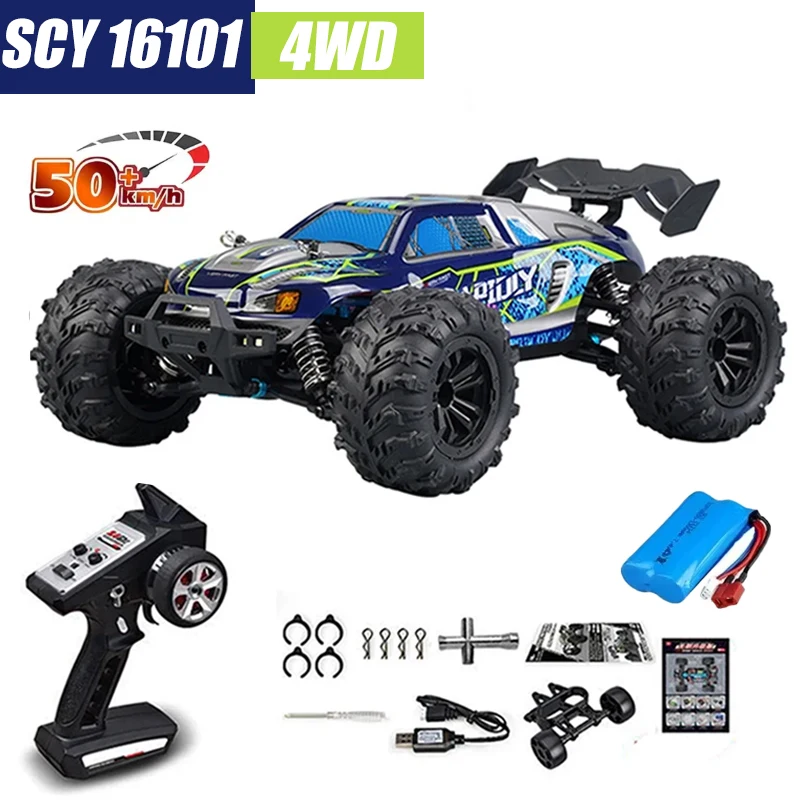 MJX VS RC Car SCY 16101 16102 PRO 4WD 70Km/h 1/16 High Speed Drift Monster Off-road Remote Control Vehicle Electric Crawler image 3