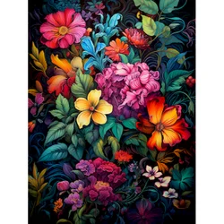 GATYZTORY 40x50cm Frame Painting By Numbers For Adults Flower Oil Pictures By Numbers HandPainted Diy On Canvas Home Wall Art