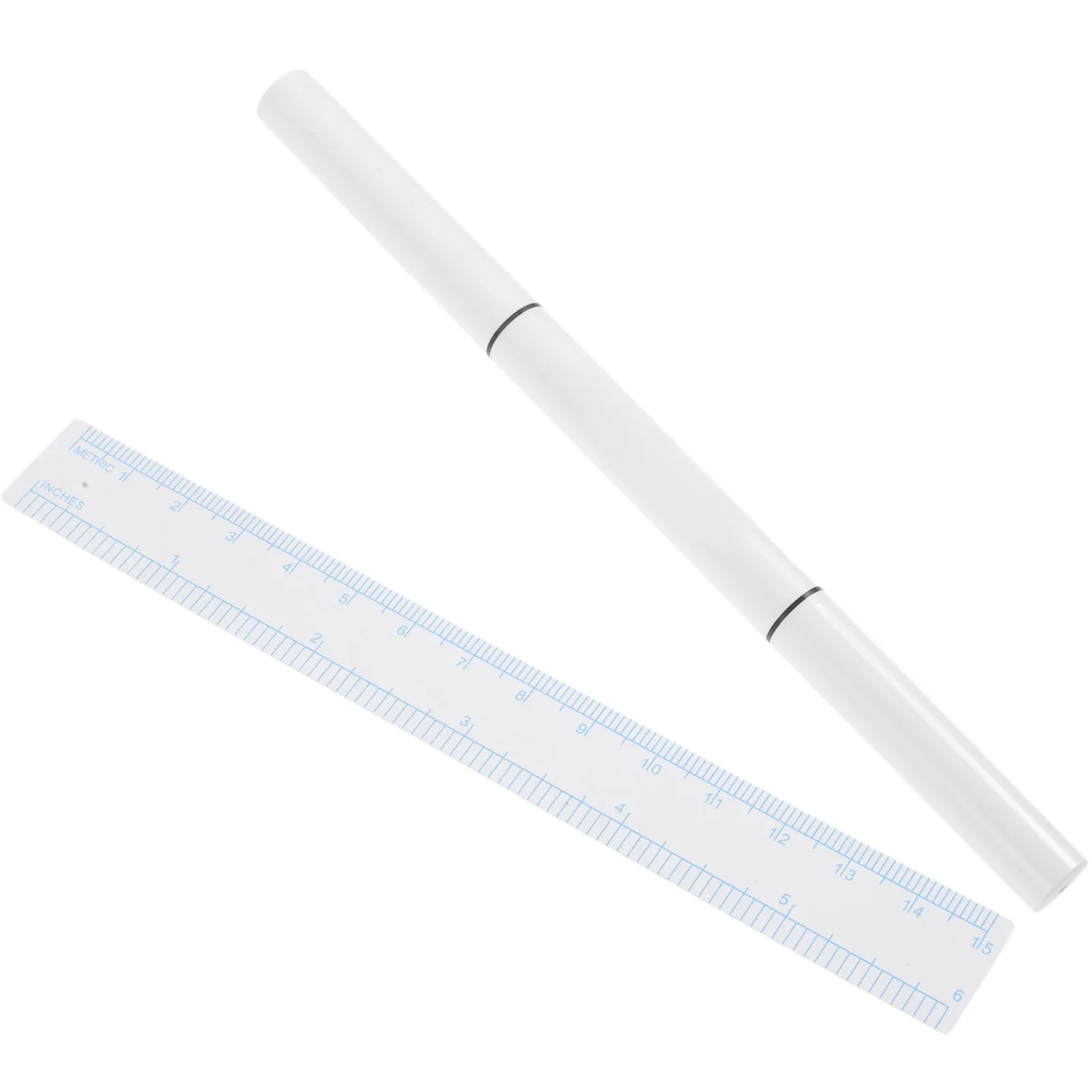1Set White Skin Marking Pen Tattoo Position Marker Eyebrow Marker Pen Permanent Sweatproof Fine Tip Double Ended Portable