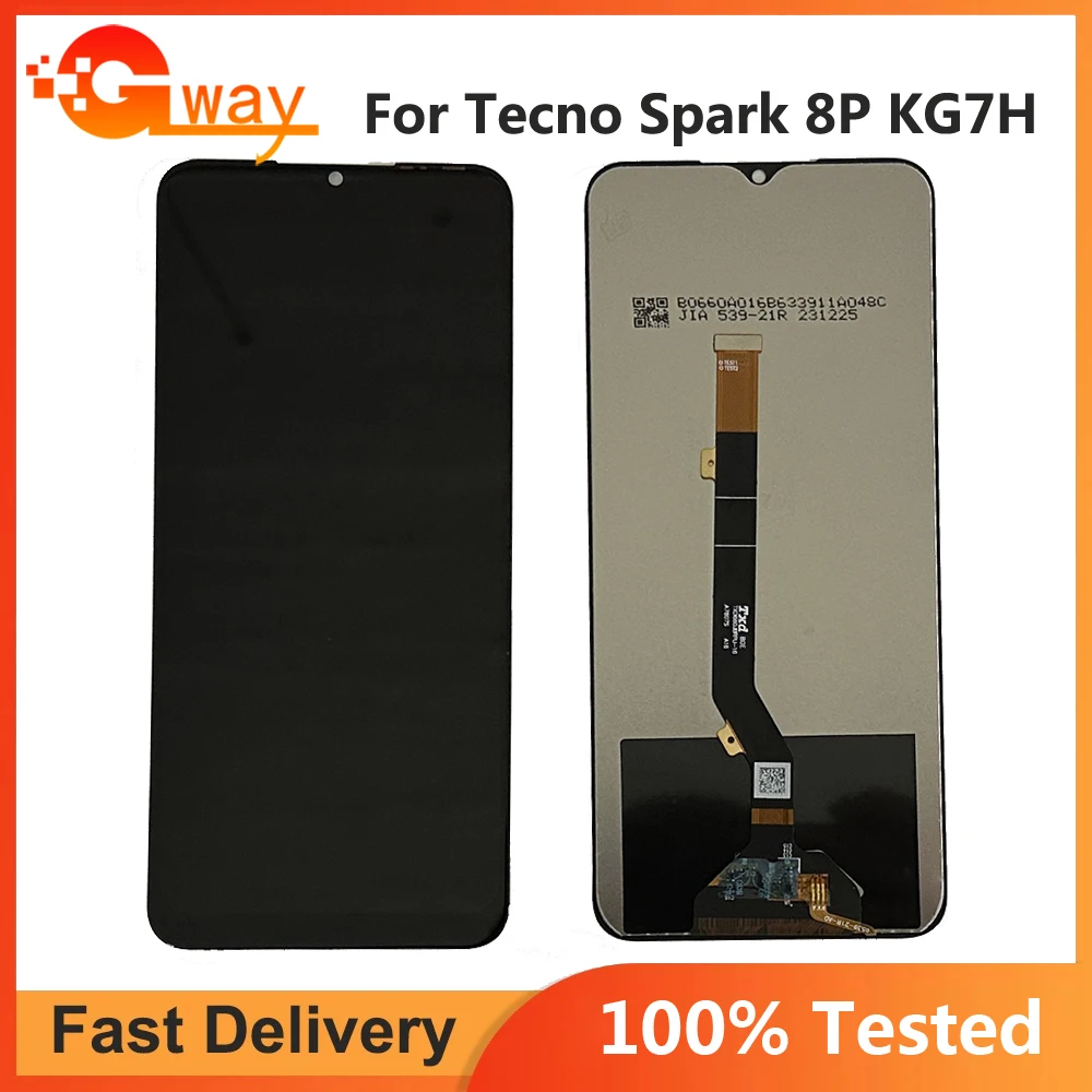 

6.6" For Tecno Spark 8P LCD KG7 KG7H KG7n Display Touch Screen Digitizer Assembly Repair For Tecno Spark8P KG7 LCD Sensor Part