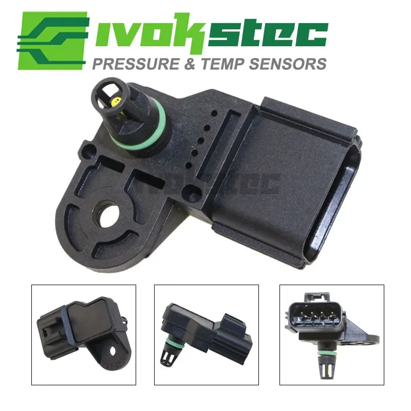 3Bar Intake Air Manifold Turbo Boost Pressure MAP Sensor For 06-14 Ford Transit 2.2 2.4 3.2 TDCi 0261230225 1503280 6C119F479AB