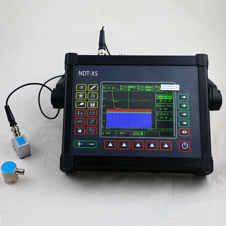 Ut flaw detector usm 36 ultrasonic transducers dual straight probe details Metal Detector