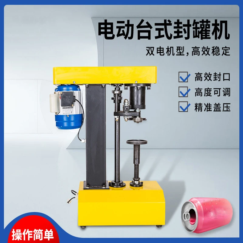

Commercial Semi-Automatic Can Sealing Machine Multi-purpose Stainless Steel Efficient Stable Capper