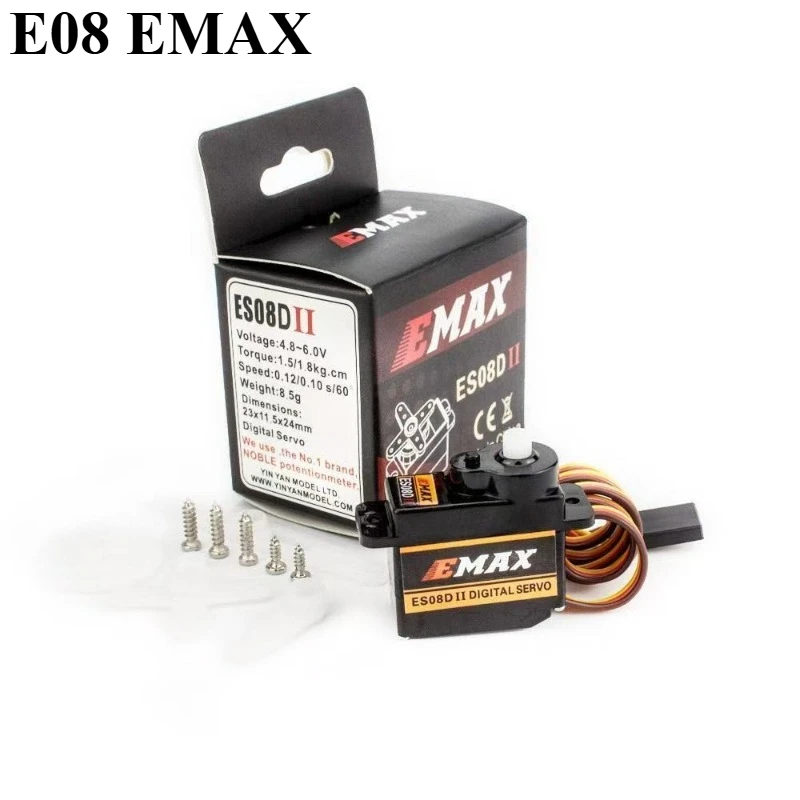 Zilver Zwaluw Modelvliegtuigen Vaste Vleugel ES08MD Tweede Generatie 12g Hoge Precisie Metal Gear Digitale Servo Server