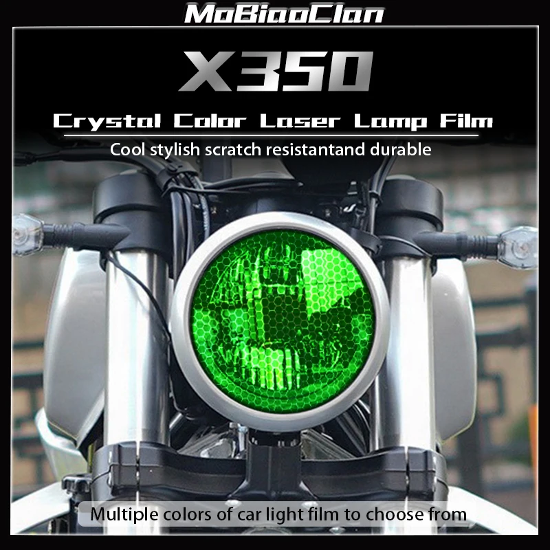 

For Harley Davidson X350 Motorcycle honeycomb laser film headlight and taillight color changing film modification accessories