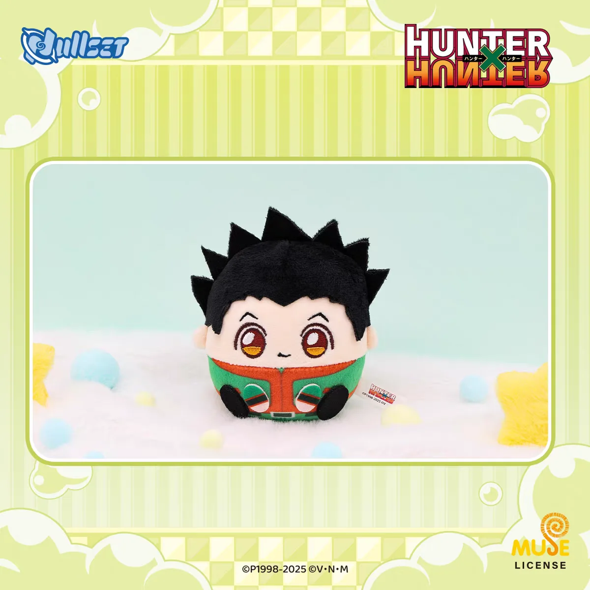 Dullset Hunter x Hunter Official Plush Keychain Blind Box Anime Chibi Dolls Killua Kurapika Cartoon Stuffed Toy Merchandise