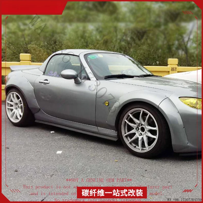 Suitable for Miata Mazda MX5 NC, carbon fiber modification parts, TP model wide-body kit, complete front and rear wheel arch ext