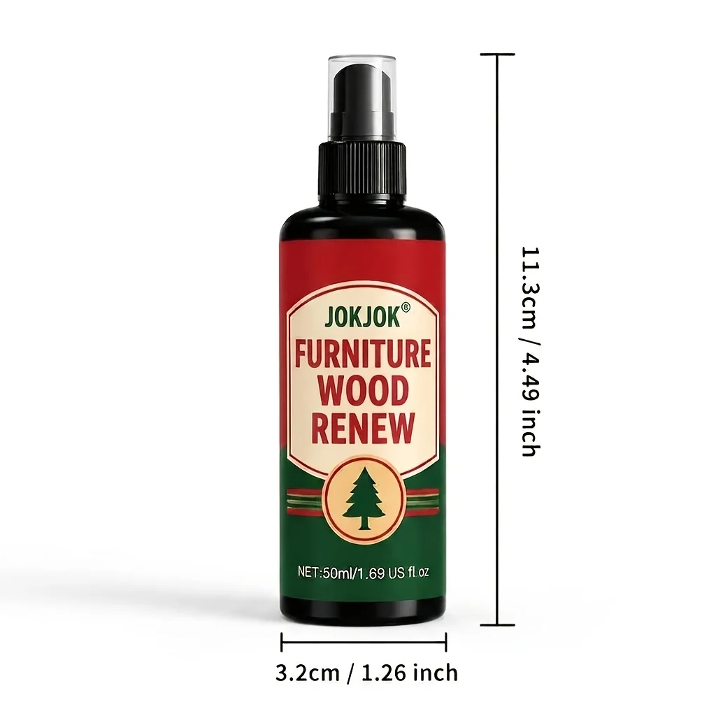 Natural Beeswax Wood Wax Spray Furniture Polish - Waterproof Dustproof Long-lasting Protection for Cabinets Tabletops Floors - Scratches Repair