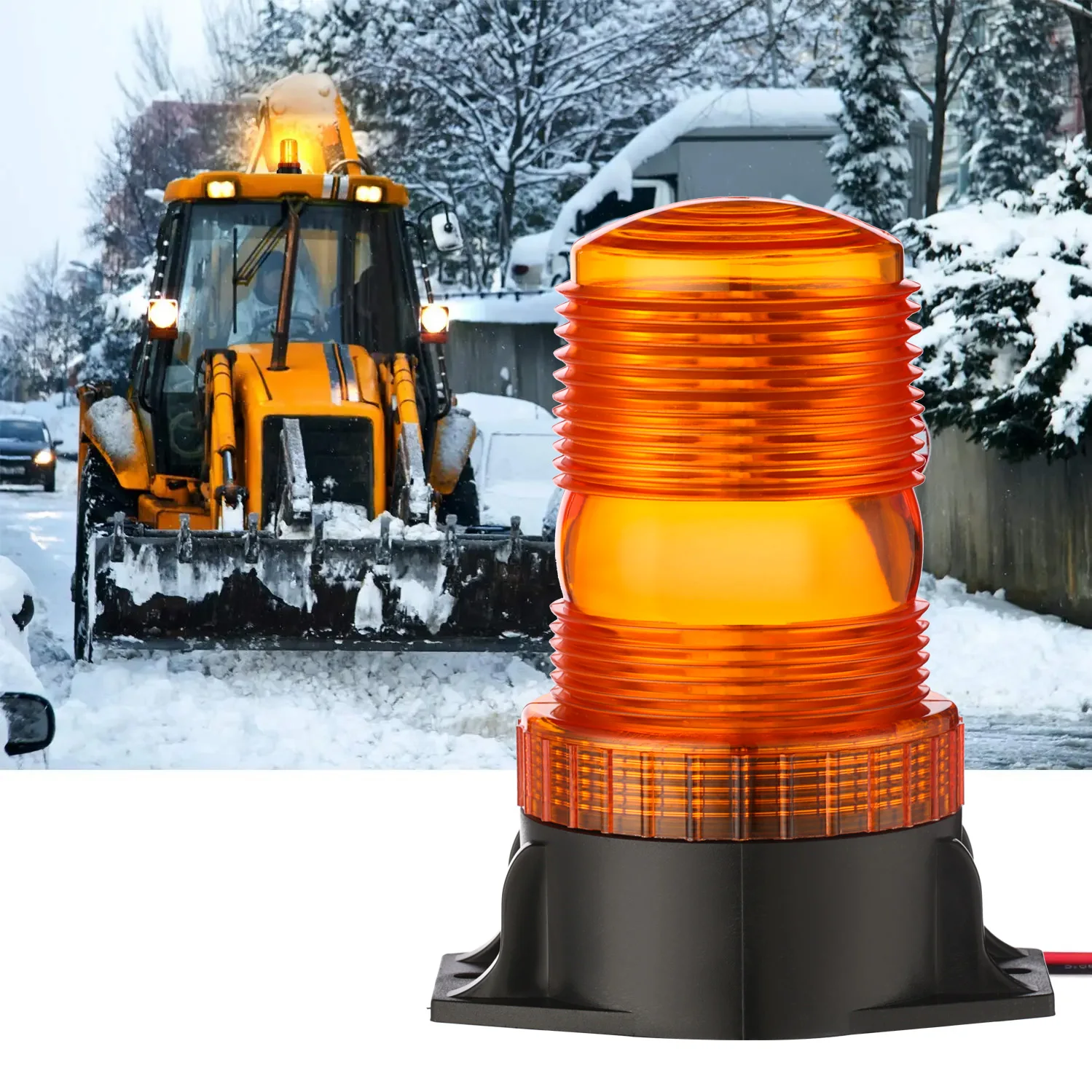 30W LED High Power Emergency Warning Flash Strobe Light Beacon for Forklift Truck School Bus Amber Blue Red