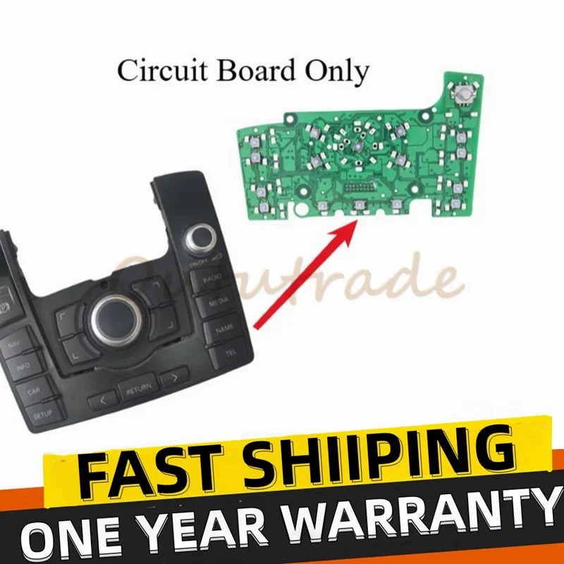 MMI Multimedia Control Panel Circuit Board (with Navigation) for Audi A6 C7/A7 (2012–2018) – Left-Hand Drive Version  Board Only