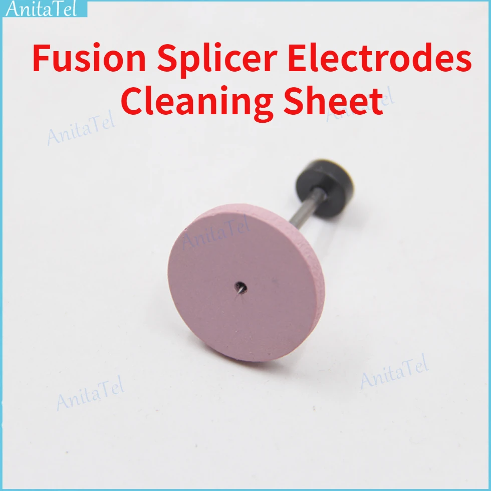 Fiber Fusion Splicer Electrodes Cleaning Sheet Electrode Polishing Electrode Cleaner for Fusion Splicer Electrode Cleaning Tool 