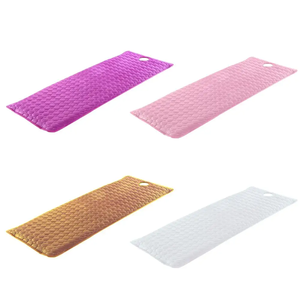 

Spa Massage Table Thicken Sheet Cover Anti Slip Beauty Salon Bed Pad Mattress with Face Breath Hole,190x80cm