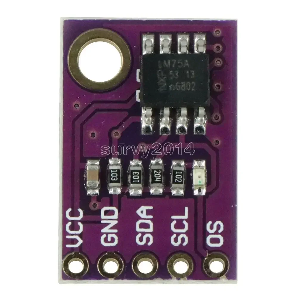 1PCS LM75A Temperature Sensor High-speed I2C IIC Interface Development Board Module Programmable Temperature For arduino