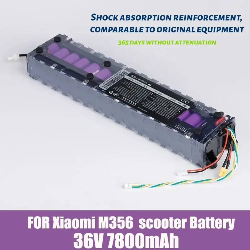 

Original Scooter 36V 7800mAh Battery Suitable for Xiaomi M356 Pro Dedicated Battery Pack Lithium-ion Battery Cycling for 40km