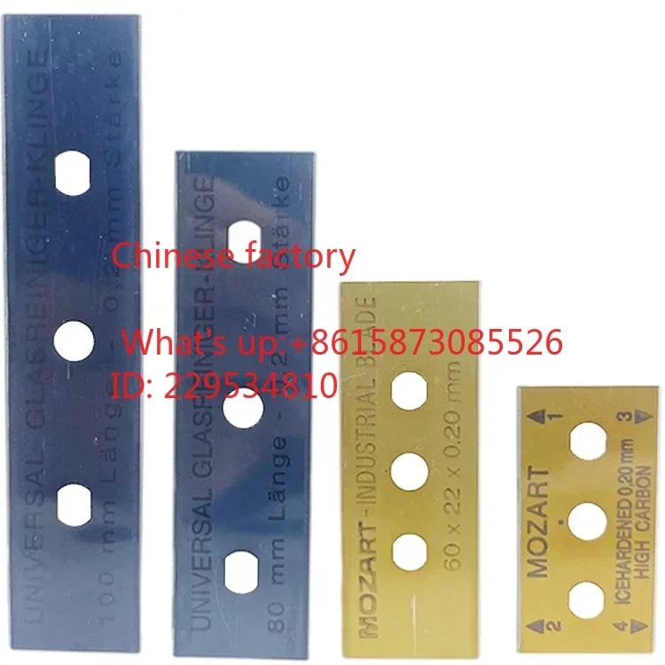 original imported gold three hole blade tape, non adhesive products, film cutting, industrial double-sided blade