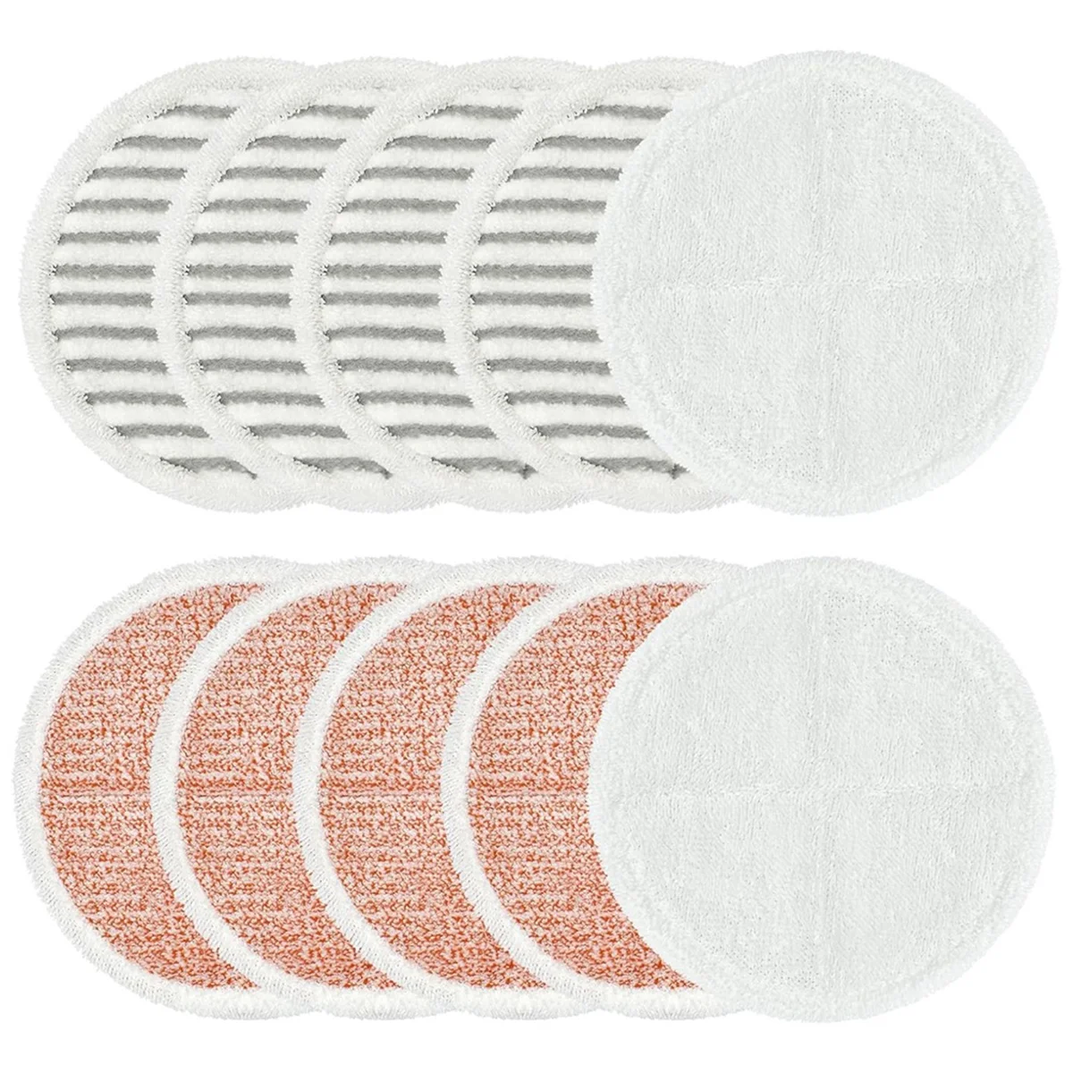 

AB51 10PCS Mop Pads Replacement for Mop 2124 2039 2037 2039A Series Washable Mop Pads Hard Floor Mop