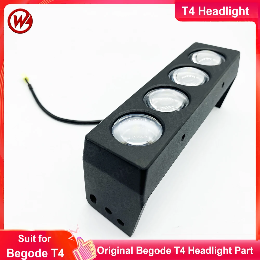 Original Gotway Begode T4 pieza de luz delantera Begode T4 traje de faro para monociclo eléctrico Begode T4