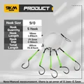 Size 9-0  5Hook Rig