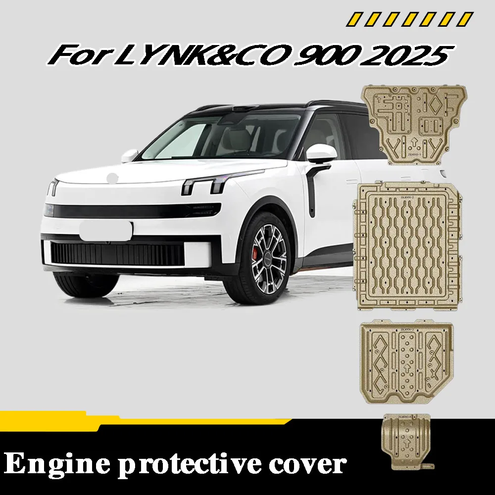 

For LYNK&CO 900 2025 268KM 2.0T Protective Plate For Front Motor Rear Motor Front Batter Rear Battery Chassis Guard Board