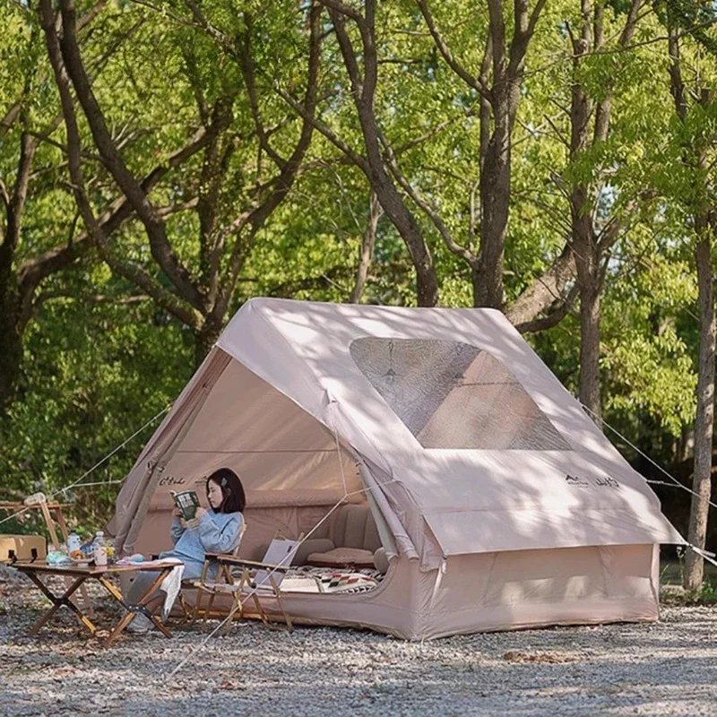 

Modern Simple Convenient Inflatable Tent Camping Folding Cabin Waterproof Thickened Outdoor Furniture Pergola Madera Gazebo FYIT