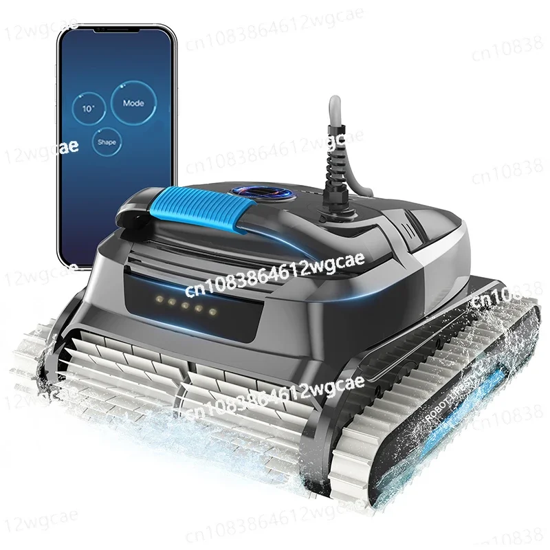 Swimming Pool Cleaner Electric Robot WY450 18m Floating Cable for Mosaic Cement Tiles, PVC 200W Wall-climbing