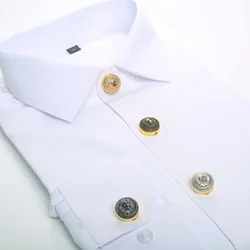 2pcs Vintage Cufflinks for Shirt Lion Head Pattern Metal Shirt Sleeve Button Covers Copper Button clips for Dresses & Gowns