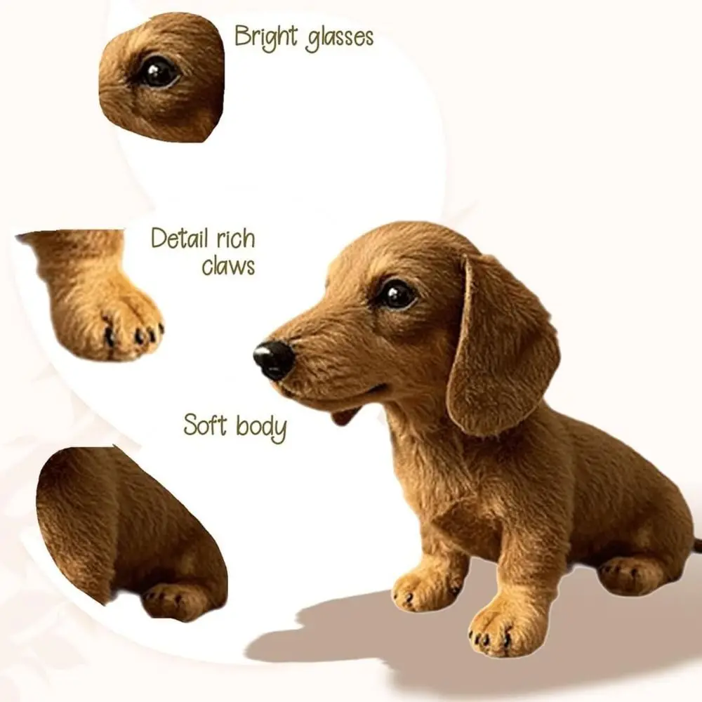 Neues Design, weiches Hunde-Plüschtier, Mimics, natürliche Bewegungssimulation, Mimic-Plüsch, realistisches süßes Plüschkissen für emotionale Unterstützung