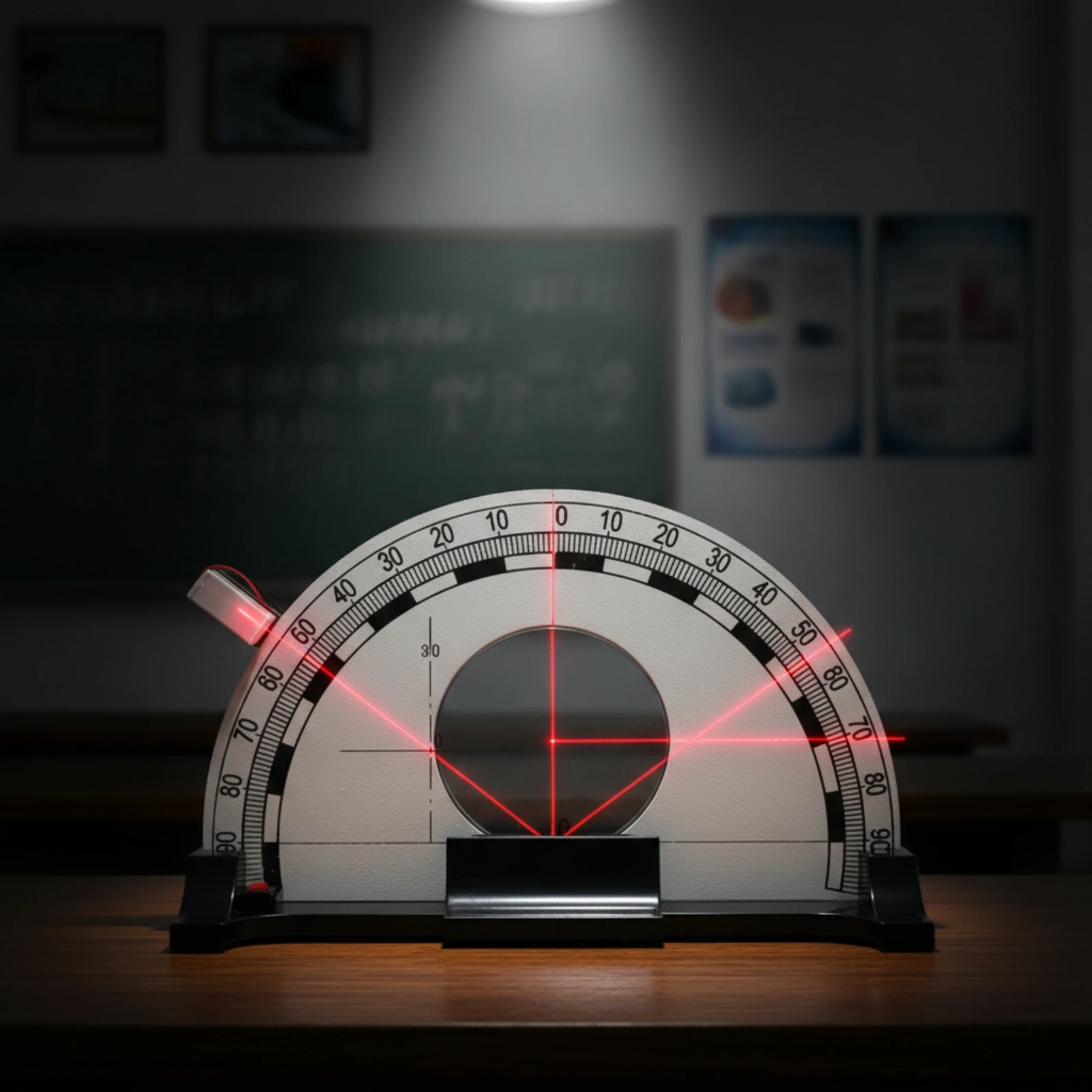 Light Reflection and Refraction Demonstrator Adhesive-Backed Optical Reflection and Refraction Demonstrator Optics Teaching Aid