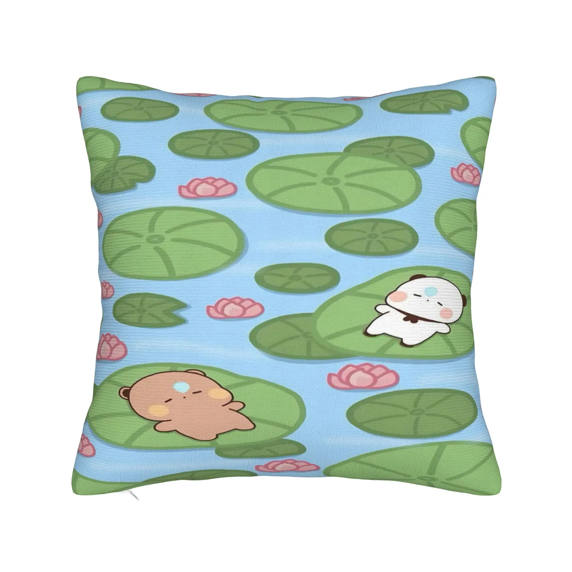 Panda Bear Bubu Dudu Pillow Case  Soft Pillow Cover Kawaii Pillowcases For Couch Sofa Bedroom