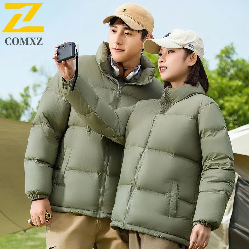 COMXZ Men's Padded Jacket Solid Color Travel Trip Cold-Resistant Daily Outing Cotton Padded Jacket Thick Warmth Winter Padding