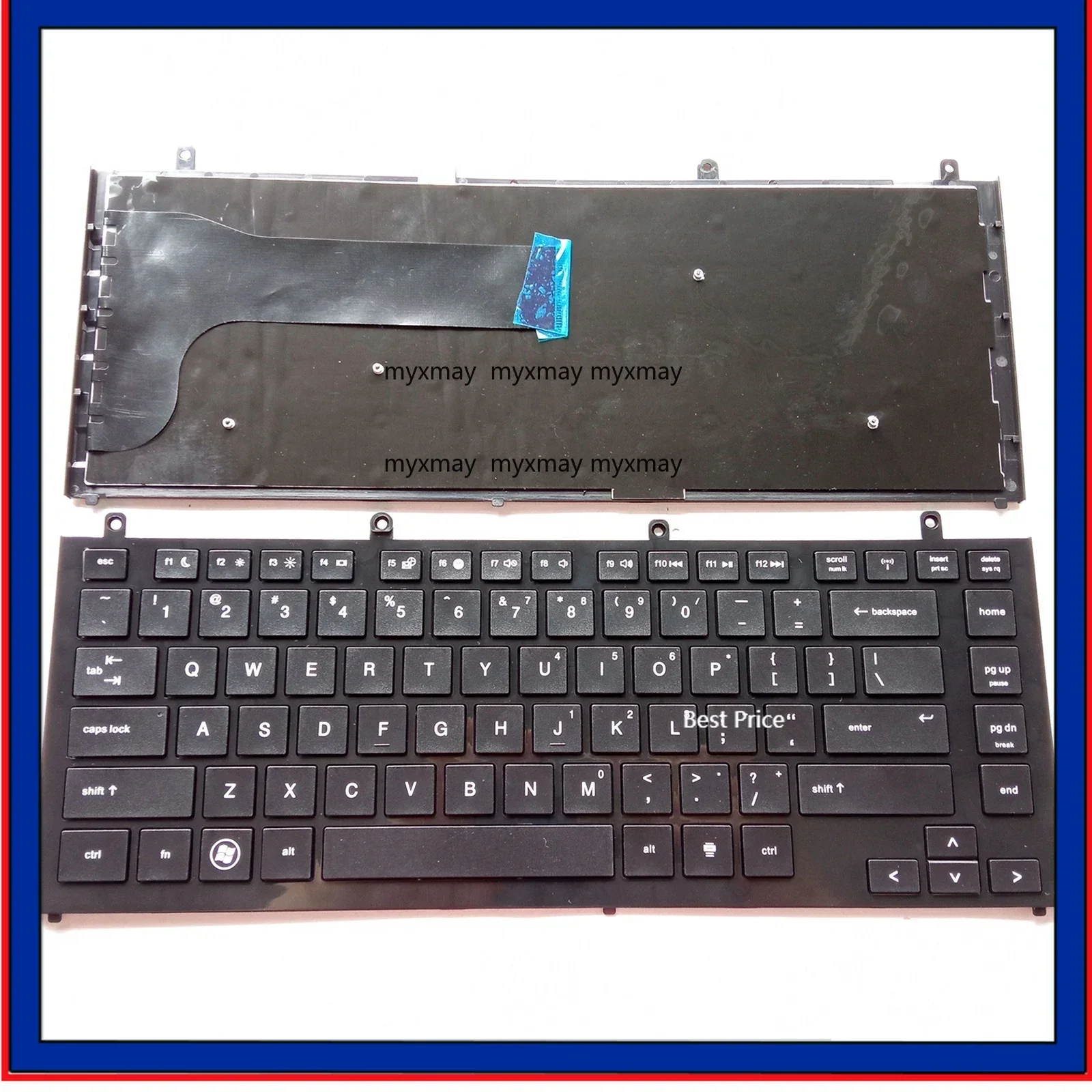 

US Laptop Keyboard for Hp Probook 4230s 646029-001 646029-281 646029-29 no pointer no backlight