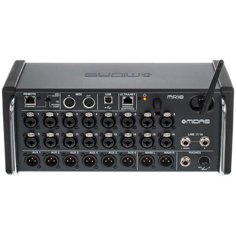 MR18 Digital Mixer With  Microphone Preamps 18-Channel Pa Sound System Audio Console