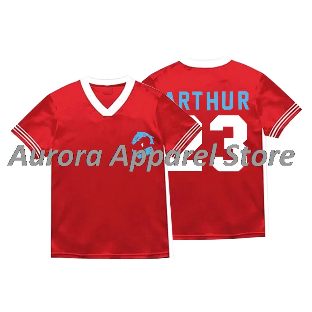 جيمس آرثر 23 جيرسي الحوت جولة حول العالم ميرش الخامس الرقبة تي شيرت النساء الرجال أزياء قصيرة الأكمام المحملة #3