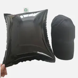 New Black Baseball Hat Inflatable Packaging Bags Open Air Column Anti-pressure Filling Bag Cushioning Express Packing