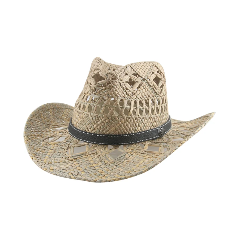 

Beach Hat Hats for Women Straw Hat Sun Panama Handmade Luxury Cowboy Hat Western Cowboy Cowgirl Raffia Hats шляпа женская летняя