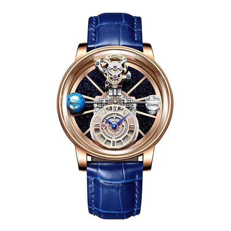 2023 New Celestial Tourbillon jacob All Star Large Plate Watch Waterproof Leisure Men\'s Multifunctional Watch  Not Rotate