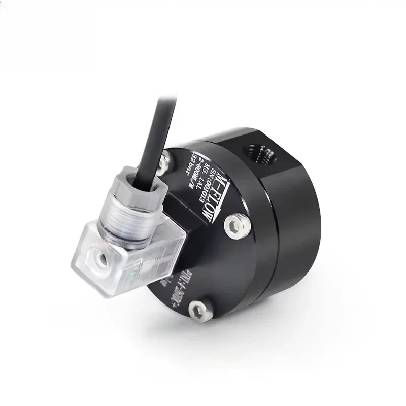 50Bar High Pressure Internal Thread Pulse Output Micro Gear Flow Meter Liquid Flow Sensor for Laboratory Hydraulic System