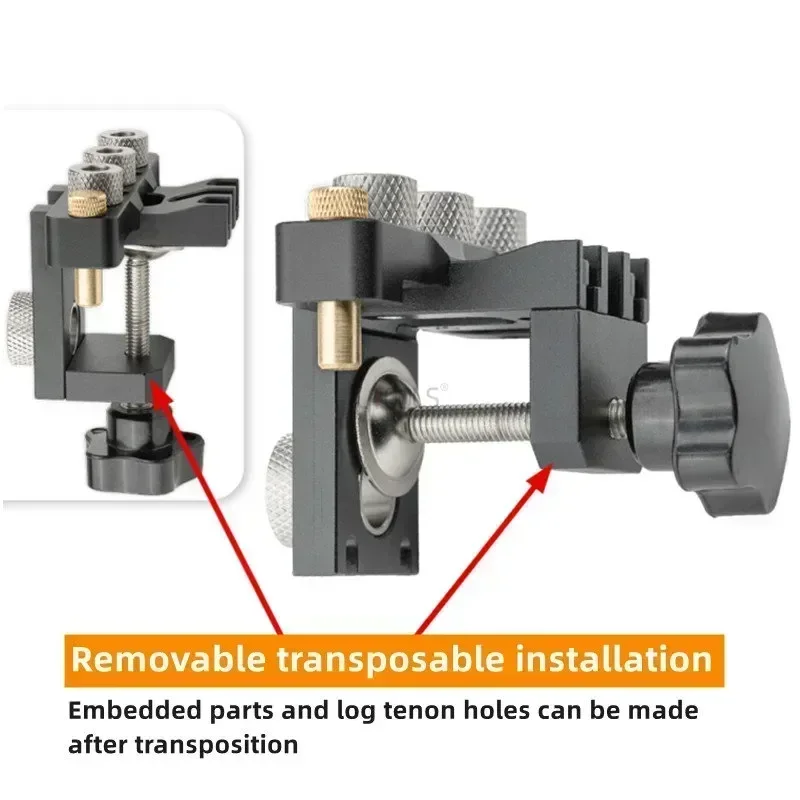 For Dowel Guide Master Wood Jig 3 Woodworking Drilling 1 Position In Cam Precision Kit Working Dowelling DIY Hole