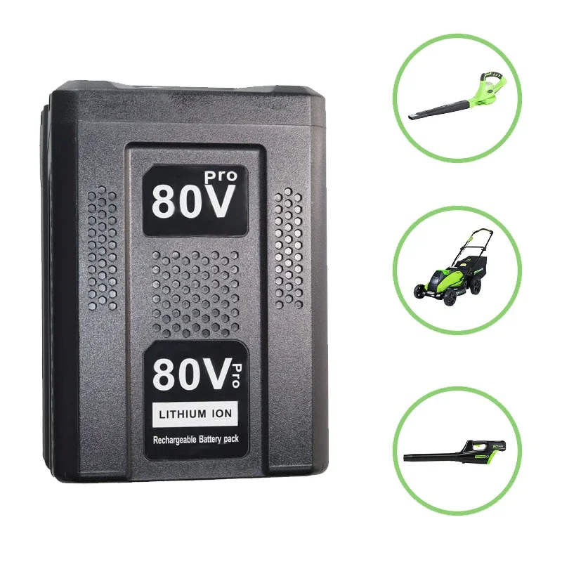 80V 6.0/8.0/10AH Replacement Battery for Greenworks 80V Max Lithium Ion Battery GBA80200 GBA80250 GBA80400 GBA80500