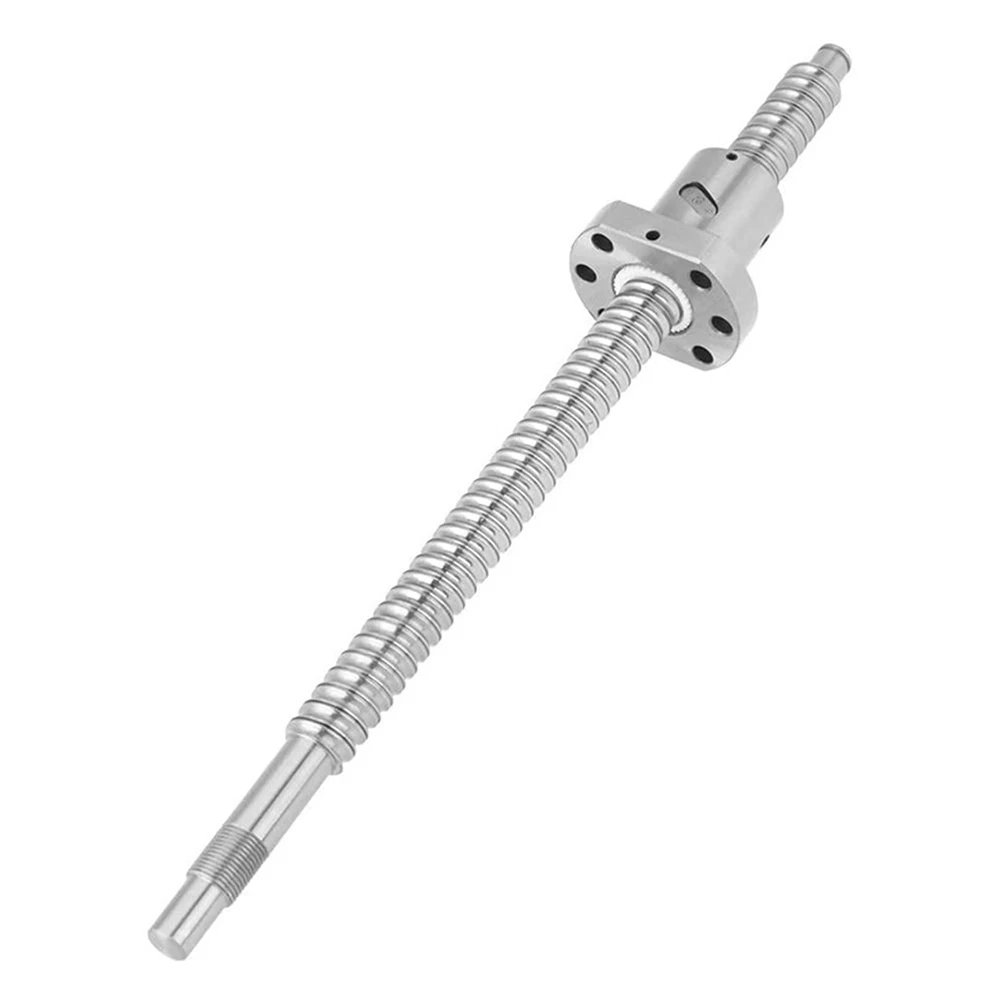 CNC Ball Screw C5 1605 Flange Single BallNut BK_BF12 RM1605 End Machined CNC SFU1605 200 250 300 350 400 450 500 550 1200 mm