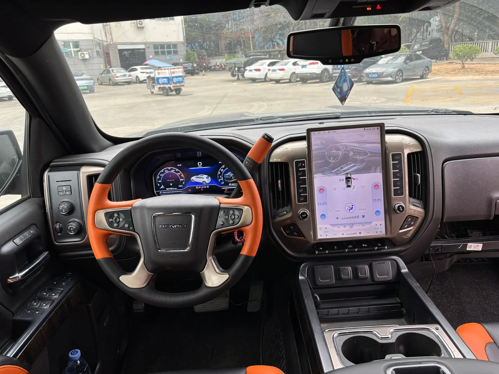 

ЖК-дисплей приборной панели Linux для Chevrolet Silverado GMC Sierra 2013-2019, цифровой кластерный плеер, кабина, виртуальный инструмент